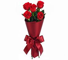 Букет 5 Красных роз Эдлесс Лав в Поселок Чайковского