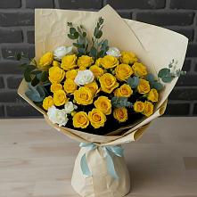 Букет цветов из:  Розы в Поселок Чайковского