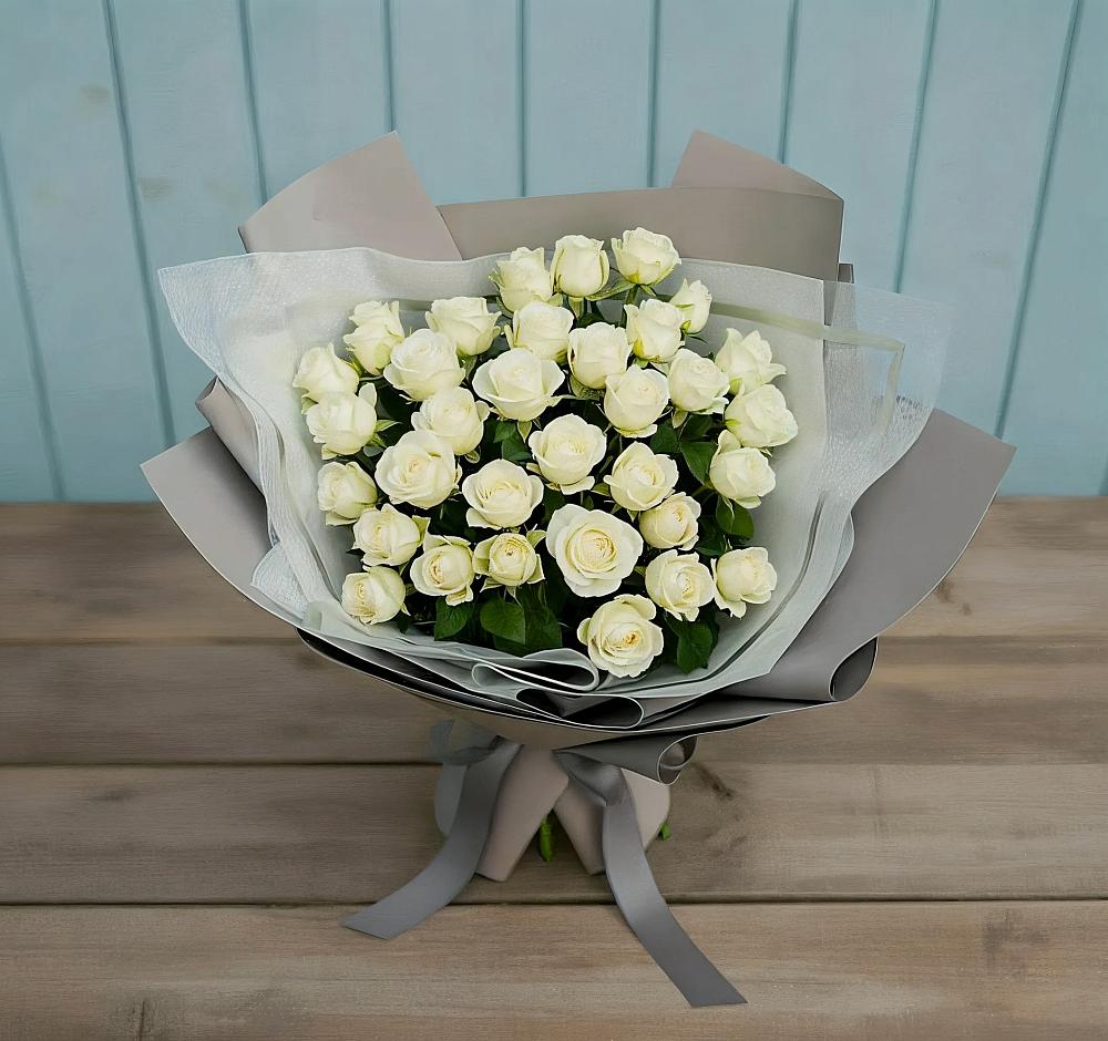 Букет Белоснежная нежность в Поселок Чайковского