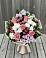 Букет цветов из: Альстромерии, Гвоздики, Розы и Хризантемы в Поселок Чайковского