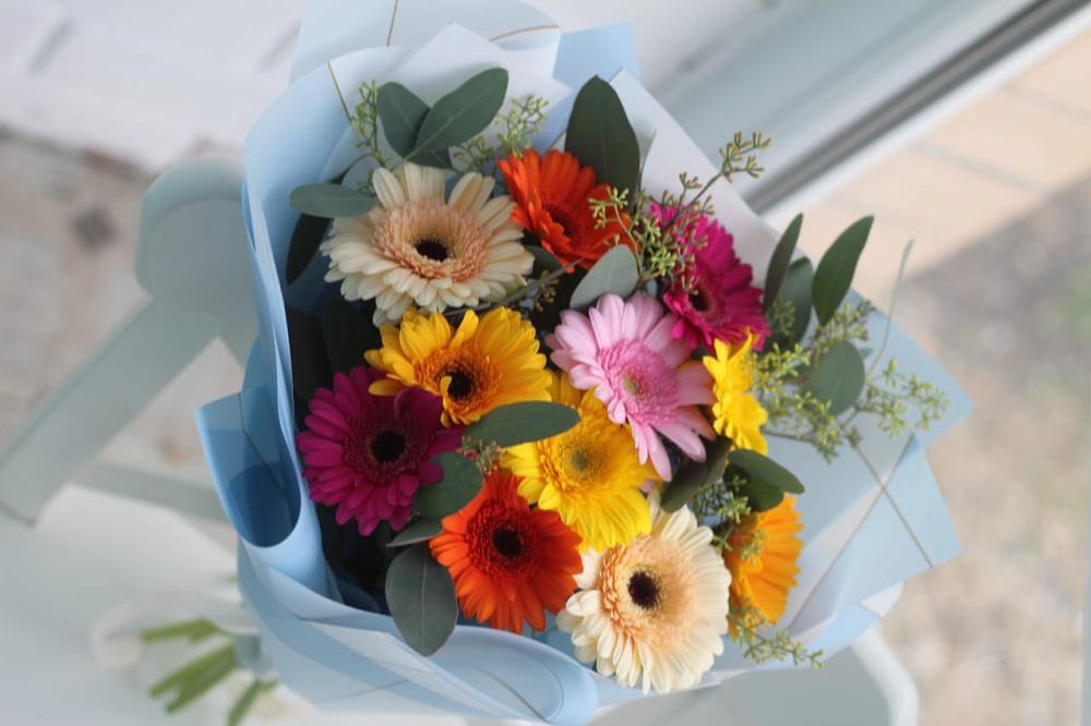 Букет цветов из: Герберы в Поселок Чайковского