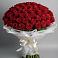 Букет 101 Красная роза Блэк Мэджик в Поселок Чайковского