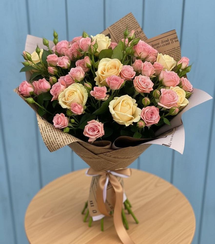 Букет цветов из: Розы в Поселок Чайковского