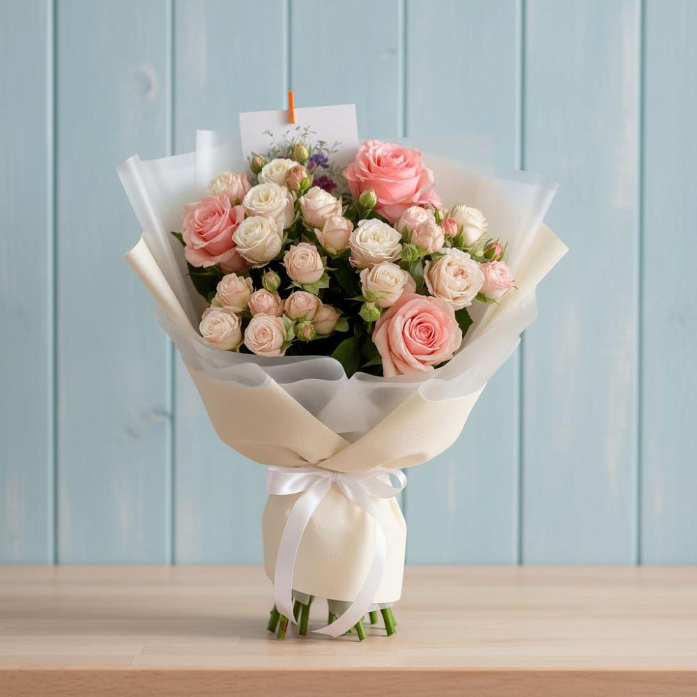 Букет цветов из: Розы в Поселок Чайковского