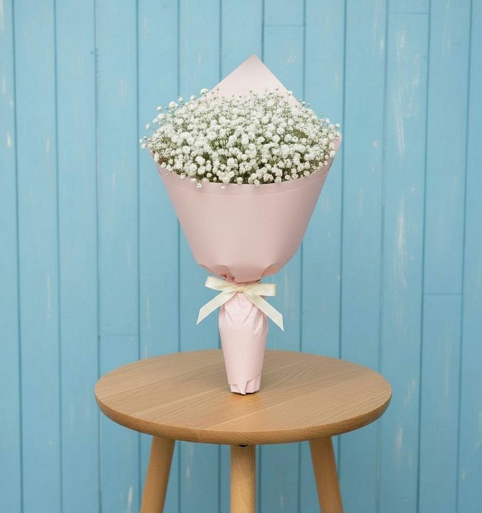 Букет цветов из: Гипсофила в Поселок Чайковского