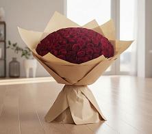 Букет 101 Красная роза в Поселок Чайковского