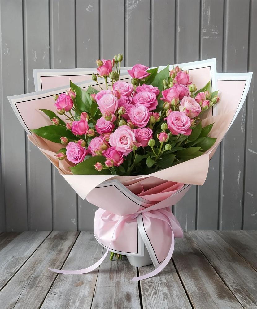 Букет Розовый кустик в Поселок Чайковского
