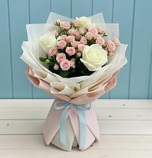 Букет цветов из:  Розы в Поселок Чайковского