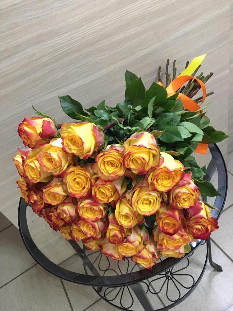 Букет Желтые розы в Поселок Чайковского