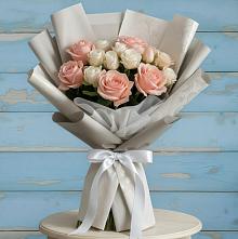Букет цветов из:  Розы в Поселок Чайковского