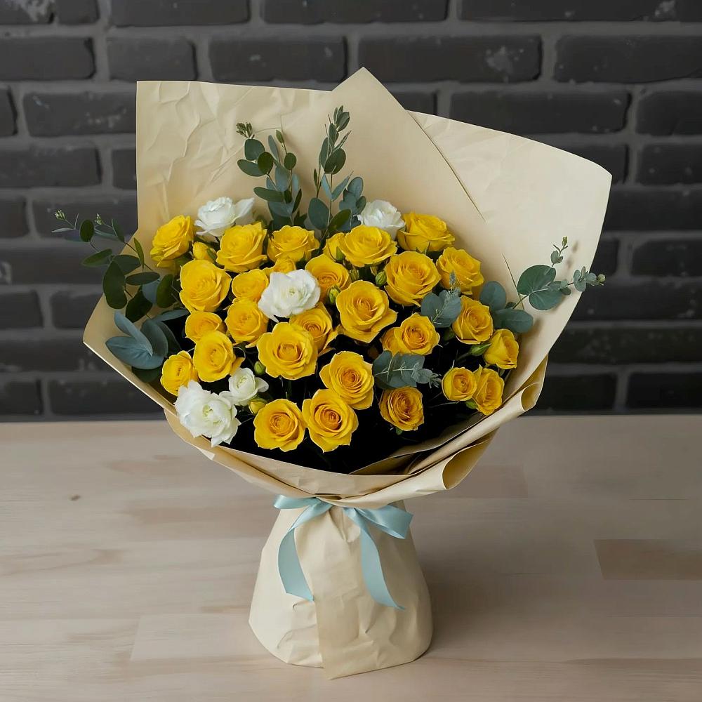 Букет цветов из: Розы в Поселок Чайковского