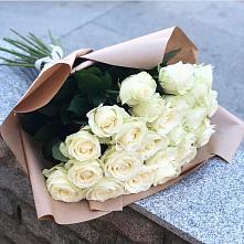 Букет Белые розы Анастасия #REPLACE_PRED# Поселок Чайковского