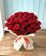 Букет 29 Красных роз в Поселок Чайковского