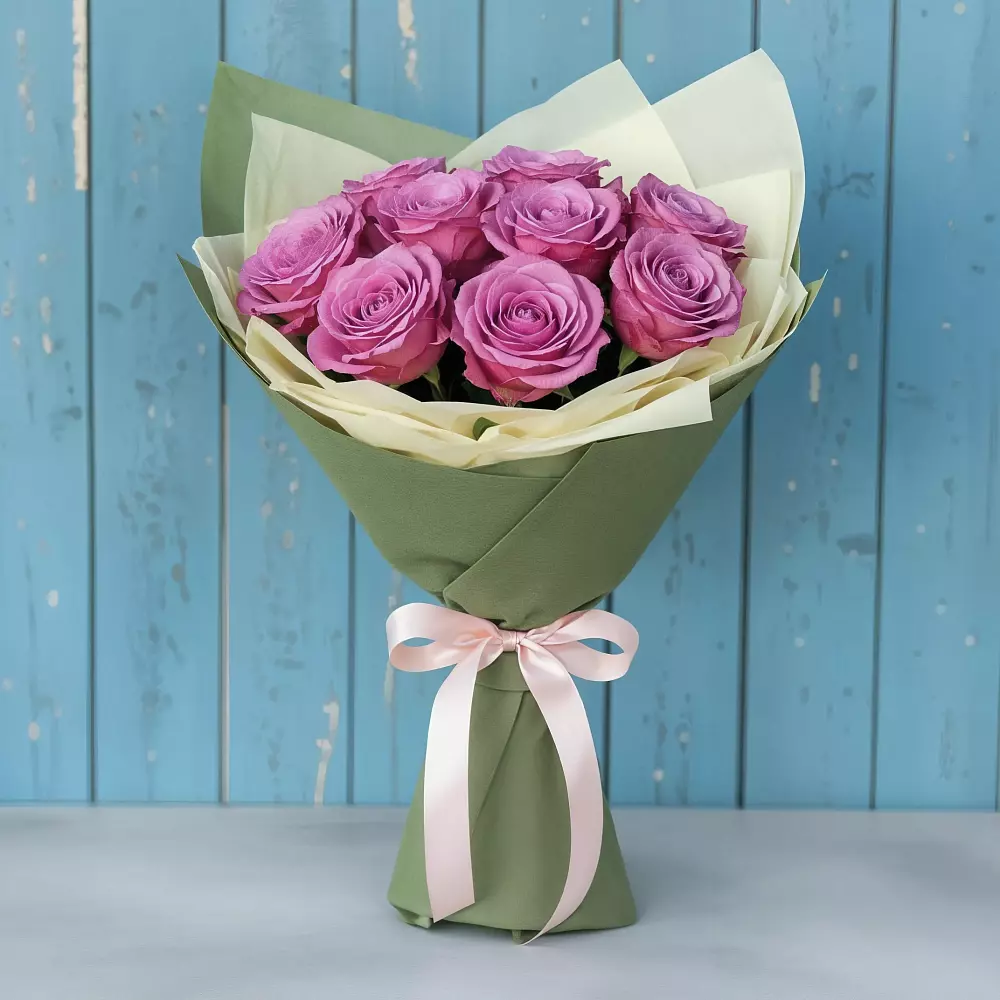 Букет Розы Фёрст Леди в Поселок Чайковского