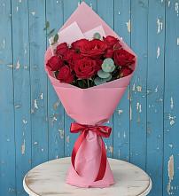 Букет цветов из:  Розы в Поселок Чайковского