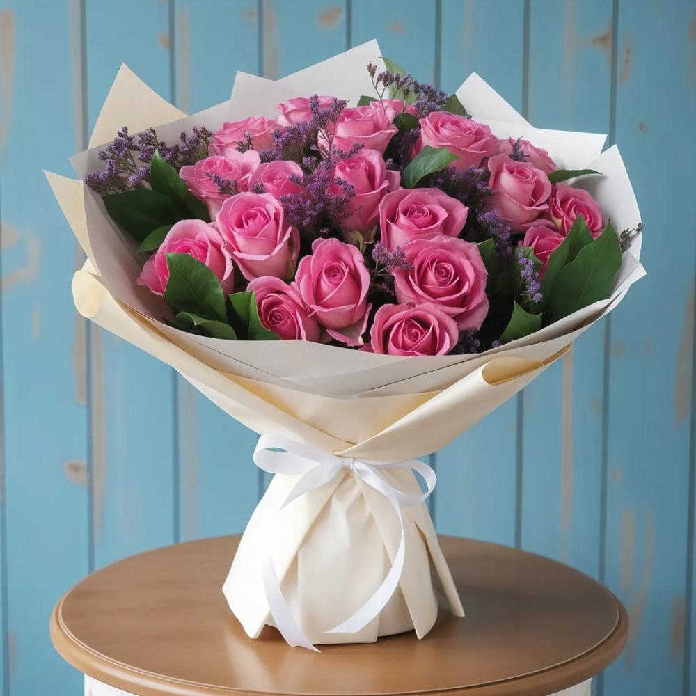 Букет цветов из: Розы в Поселок Чайковского